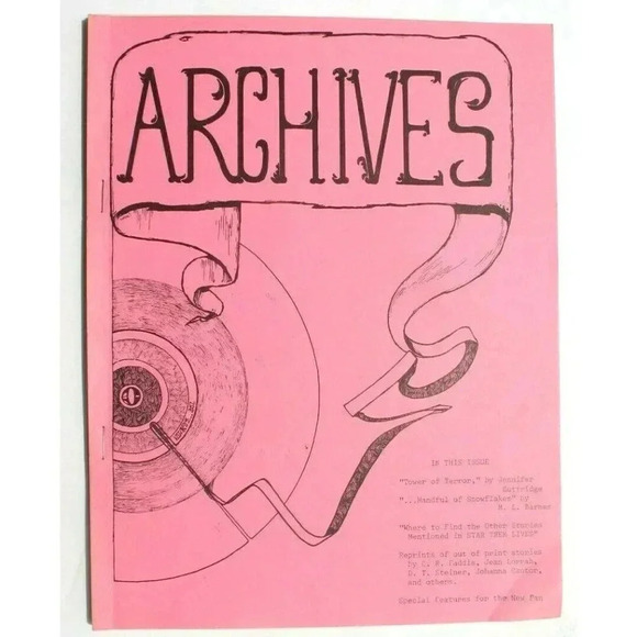 Vintage 1978 Archives I Star Trek Fanzine Zine (Tower Of Terror) - Picture 1 of 4